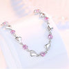 Silver Heart-Shaped Bracelet - Eloria