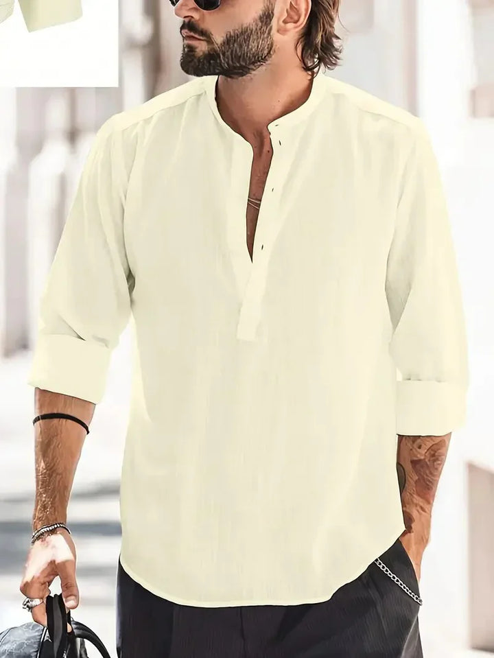 Men’s Casual Summer Linen Shirt