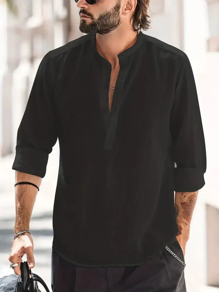 Men’s Casual Summer Linen Shirt