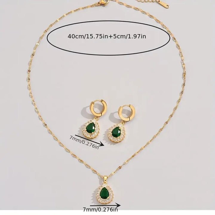 Elegant Gold Necklace with Subtle Pendants