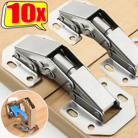 Soft-Close Cabinet Hinges – 10 Pack