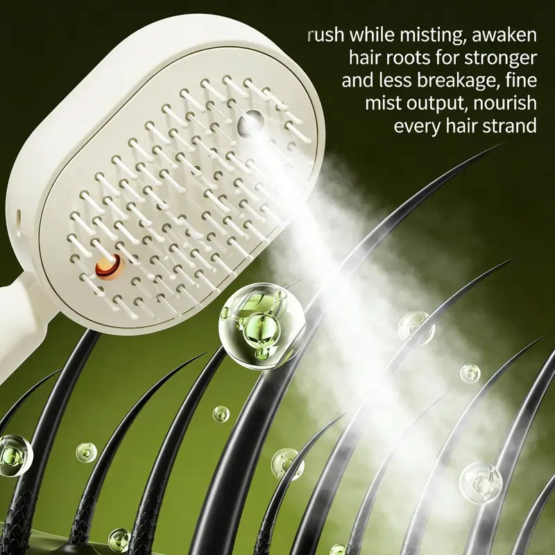 Spray Air Cushion Massage Comb for Smooth, Stress-Free Hair