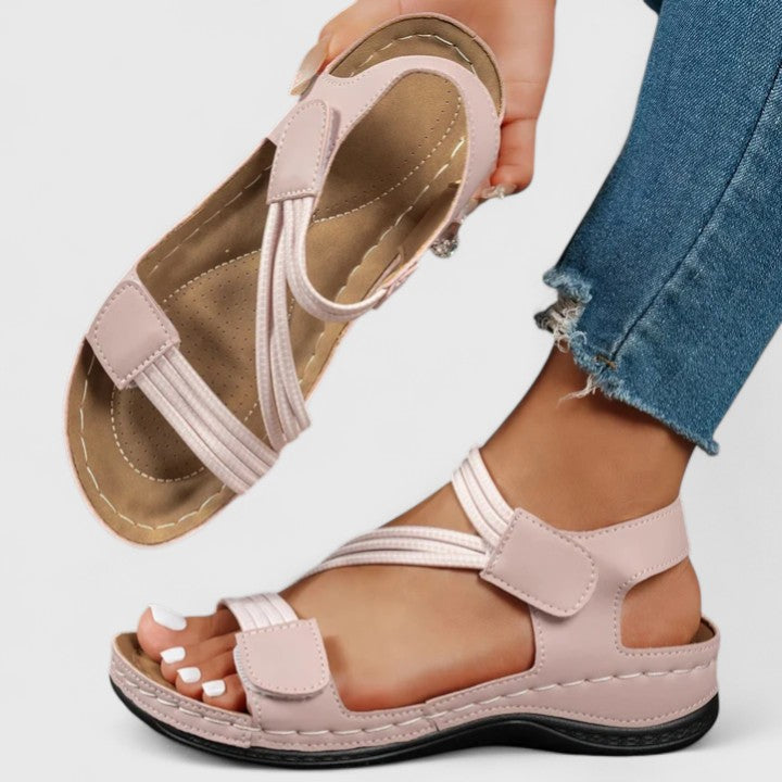 Strappy Platform Sandals with Open Toe for Women
