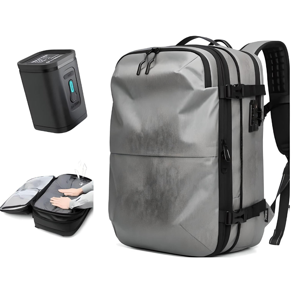 Carry-On Compression Backpack – Lightweight, Secure & Ideal for Short Travel Adventures