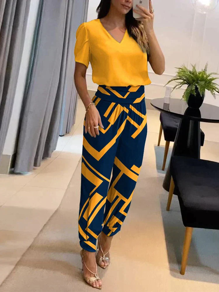 Women's Casual and Elegant Two-Piece Set