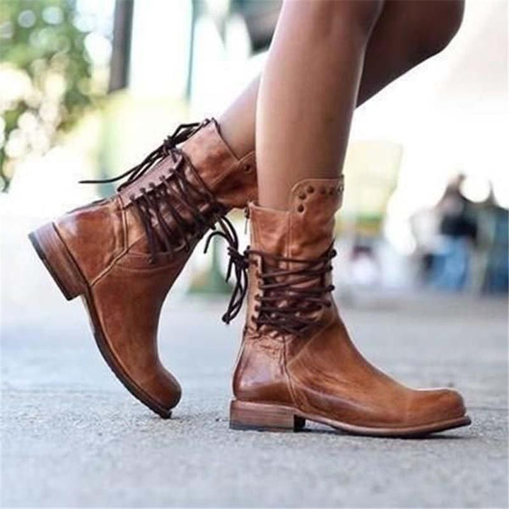 Stylish Leather Women's Shoes - Sophie