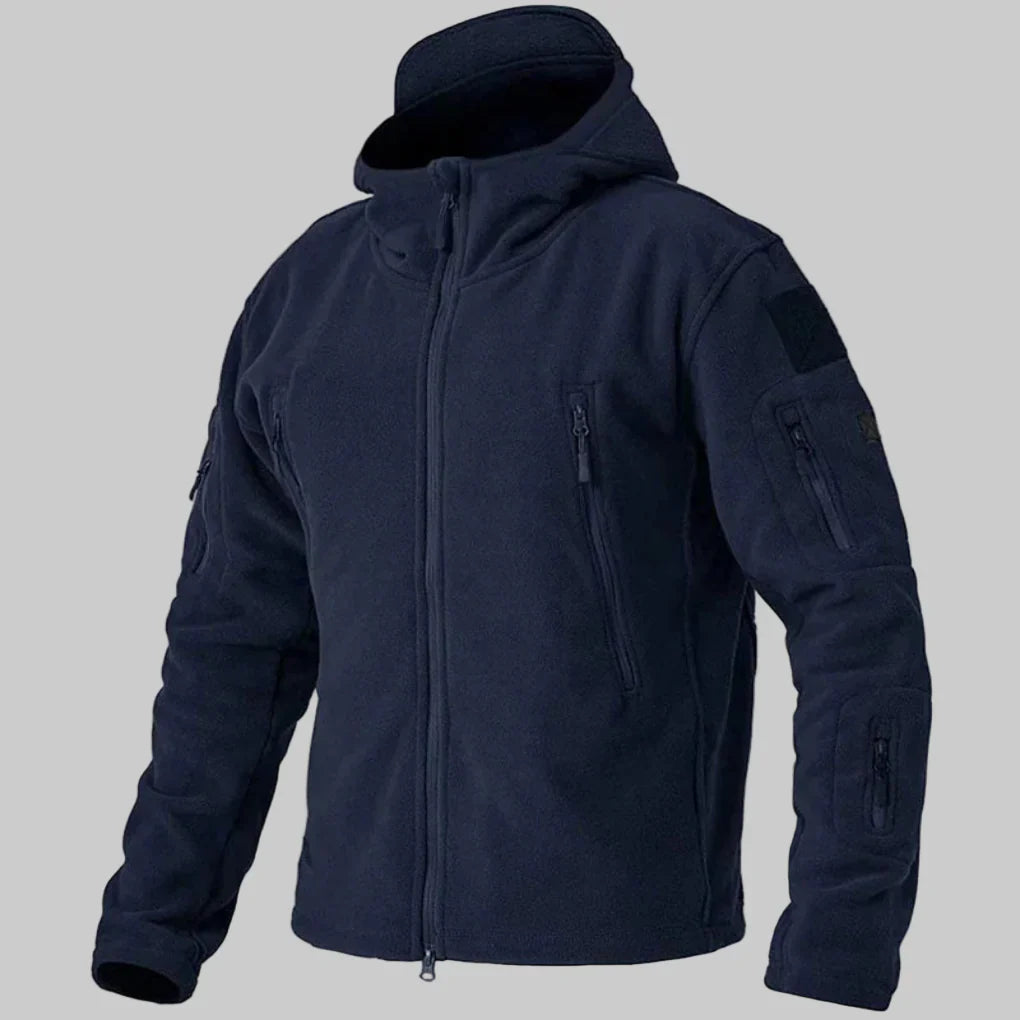 Men’s Wind-Resistant Outdoor Fleece Jacket – Rugged Everyday Layer