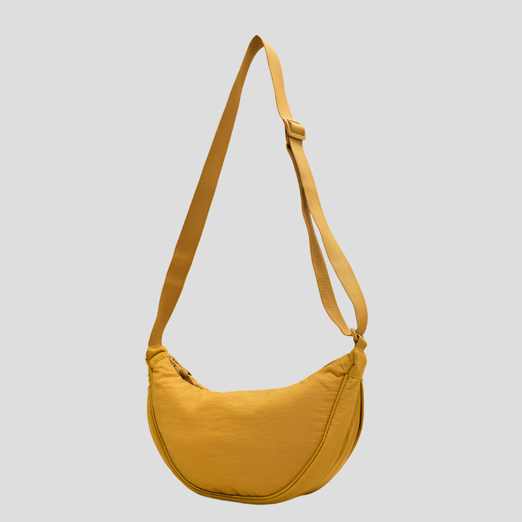 Spacious Nylon Shoulder Bag for Women