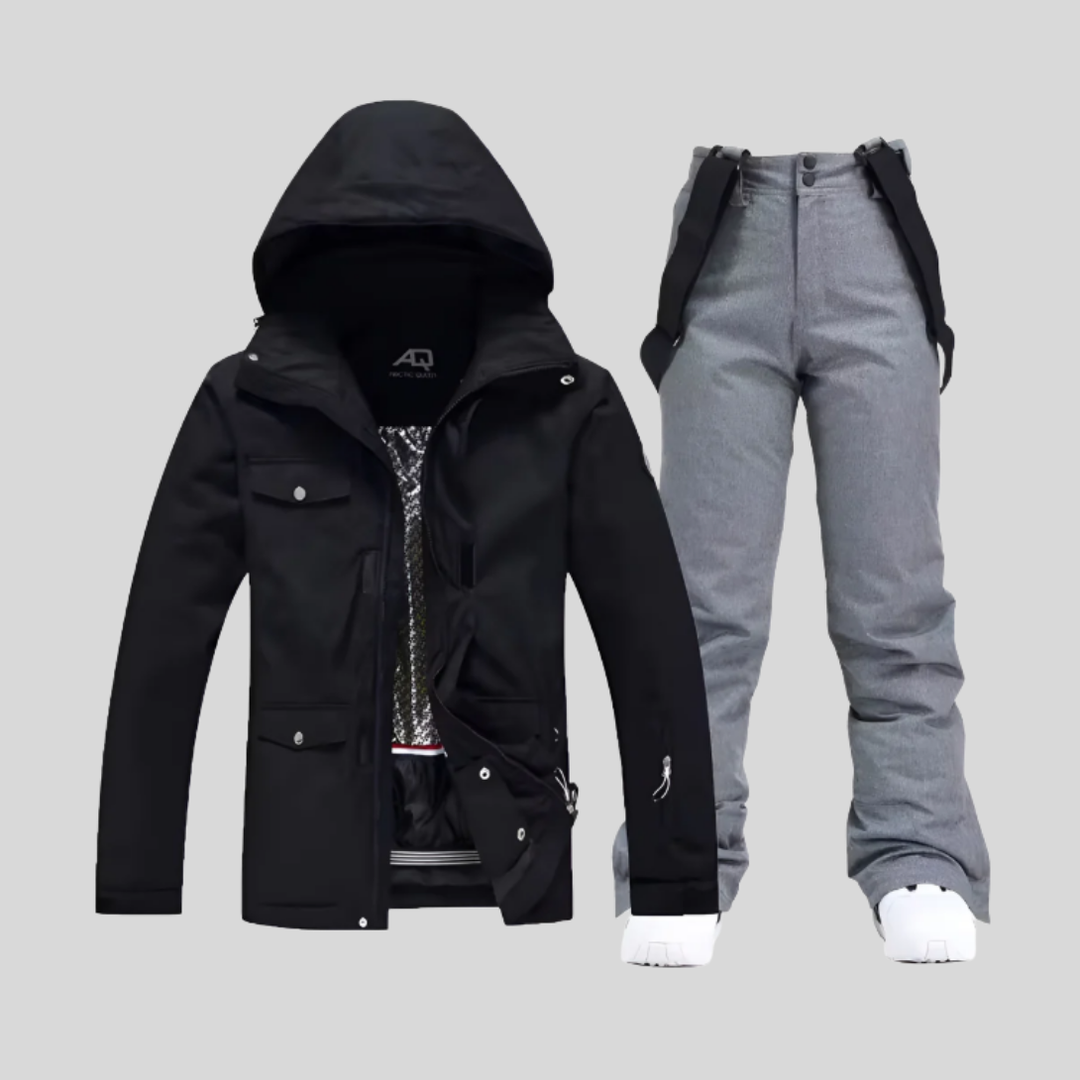 Women’s Ski Jacket & Pants Set Functional Winter Outfit