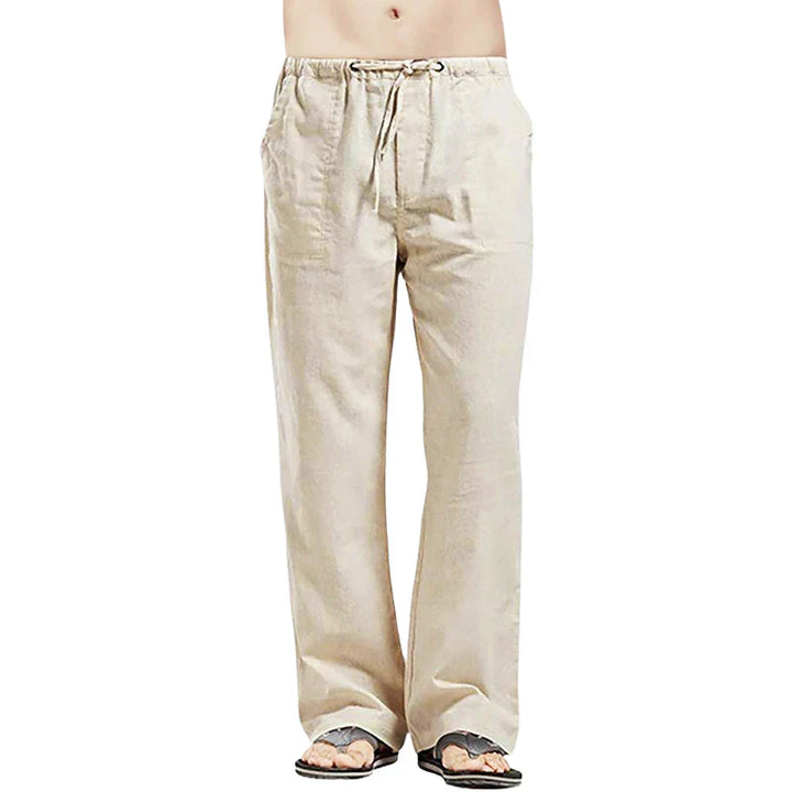 Men's Breathable Linen Pants – Oversized Fit