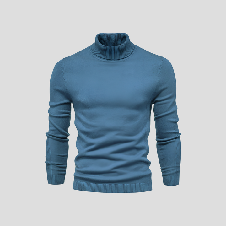 Men’s Casual Turtleneck Sweater – All-Season Wear
