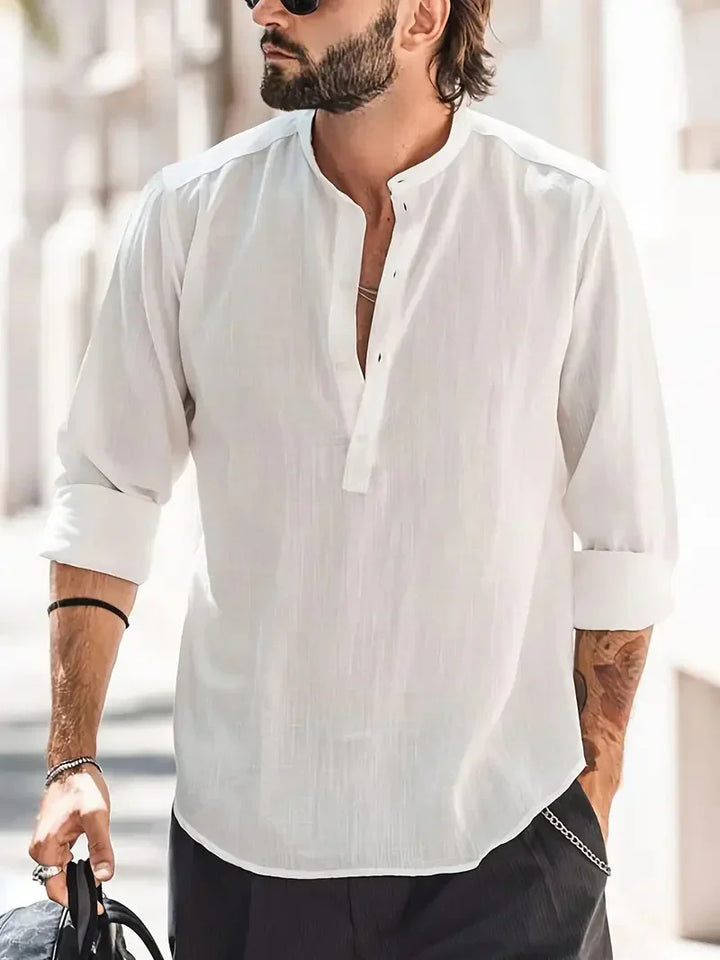 Men’s Casual Summer Linen Shirt