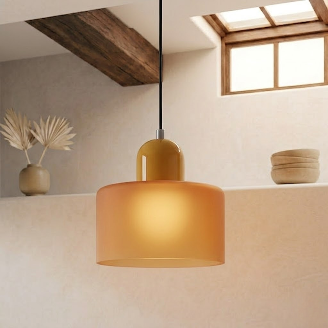 Ring Pendant Light with Extended Halo Design