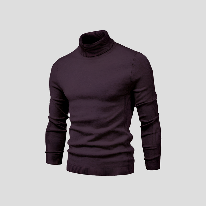 Men’s Casual Turtleneck Sweater – All-Season Wear