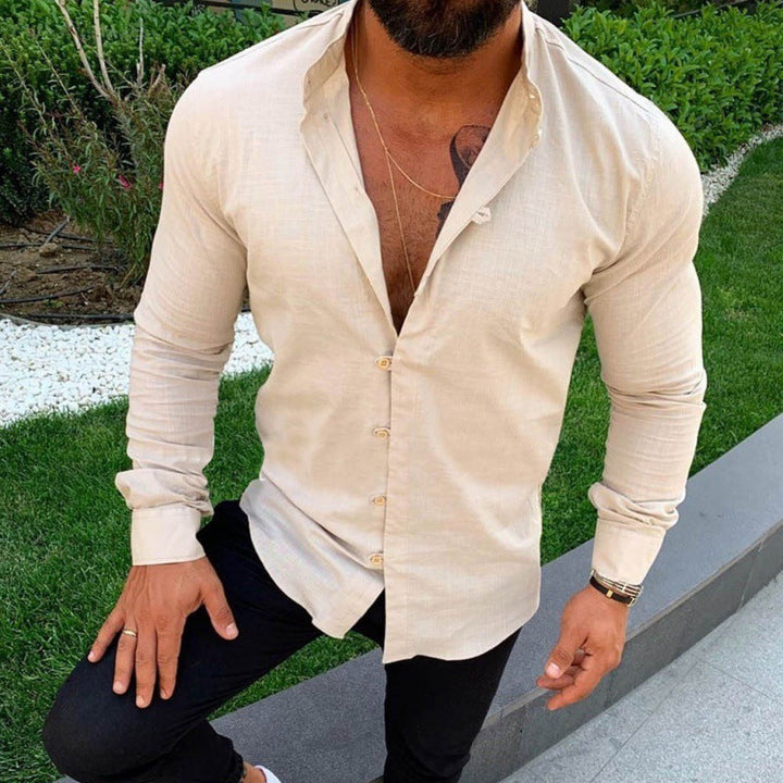 Men’s Breathable Linen Shirt