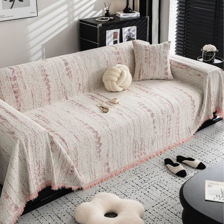 Almond Crest Sofa Cover Elegant Comfort for Your Living Space