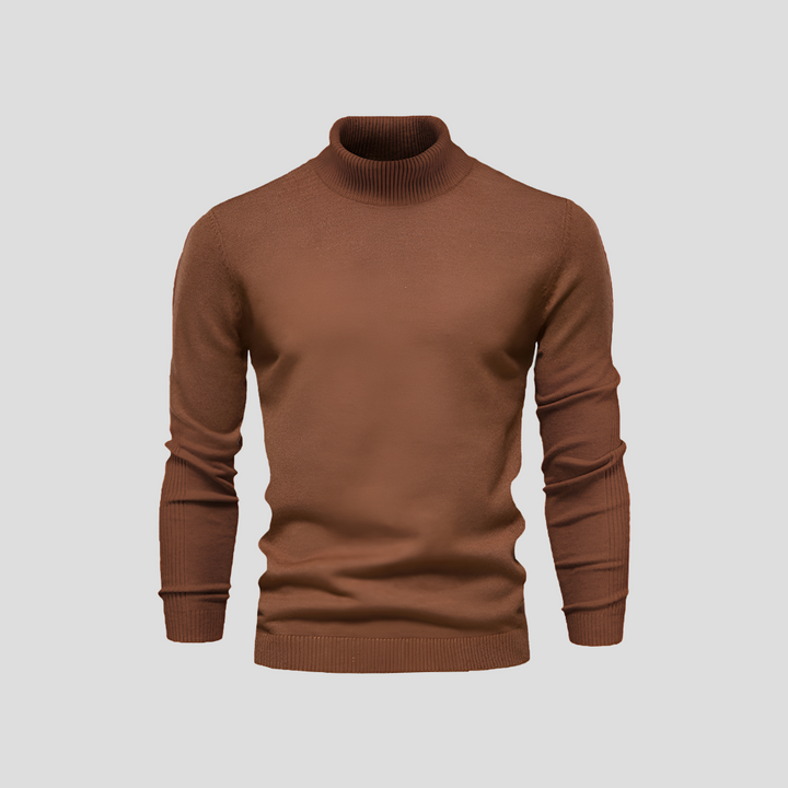 Men’s Casual Turtleneck Sweater – All-Season Wear
