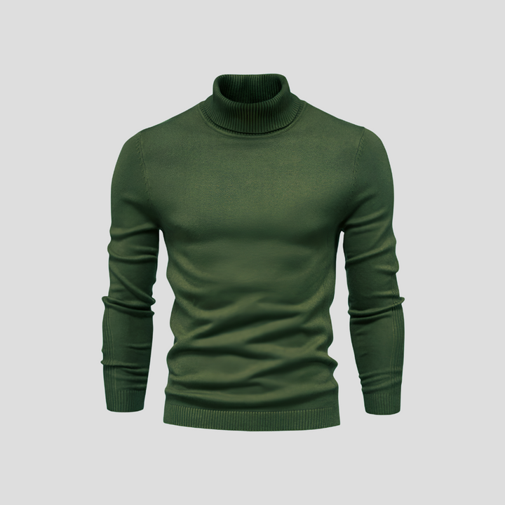 Men’s Casual Turtleneck Sweater – All-Season Wear