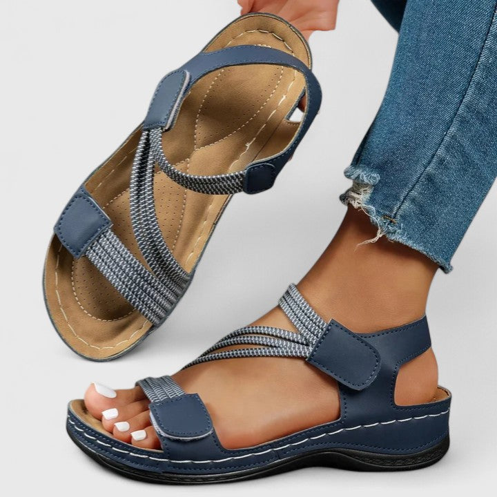 Strappy Platform Sandals with Open Toe for Women
