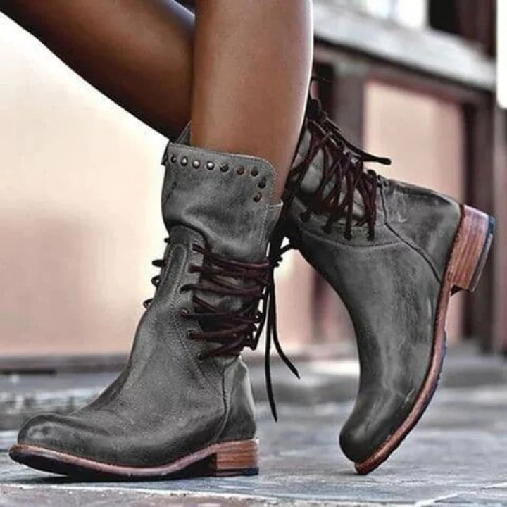 Stylish Leather Women's Shoes - Sophie