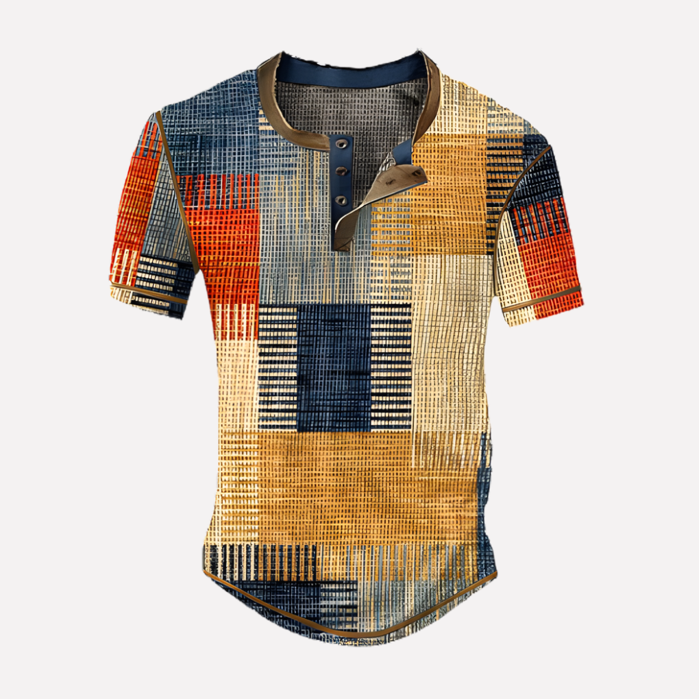 Men’s Waffle Knit Casual Tee
