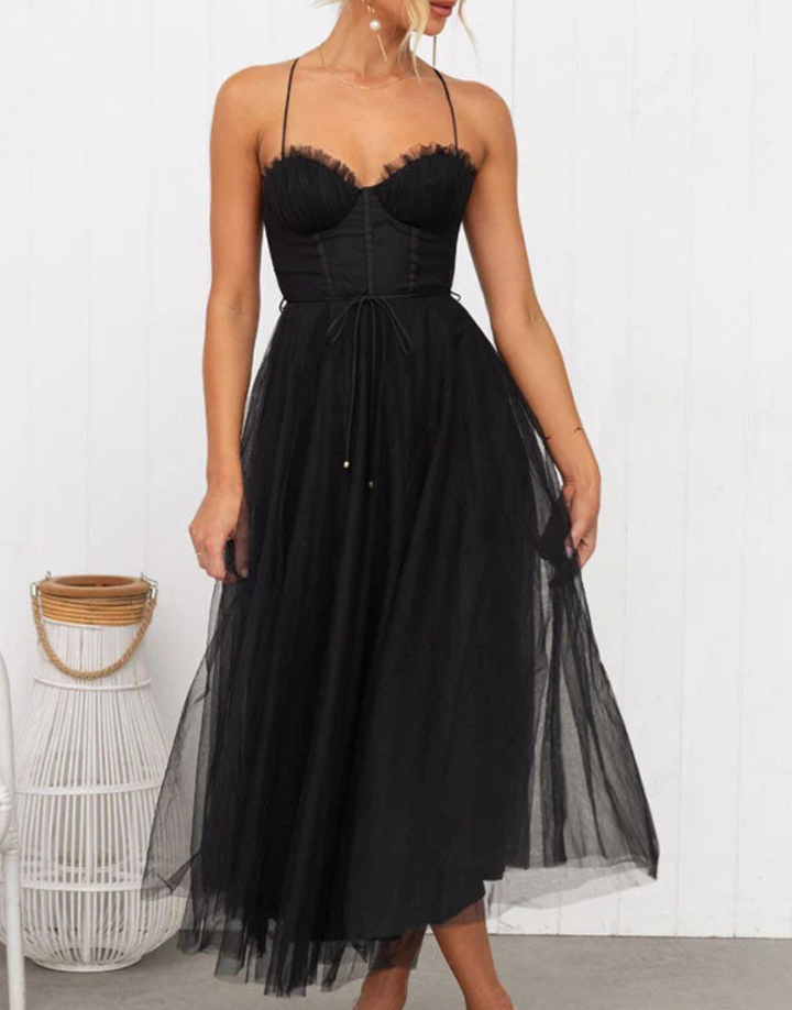 Women’s Lightweight Sleeveless Maxi Dress with V‑Neck