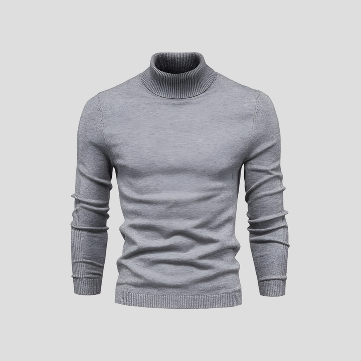 Men’s Casual Turtleneck Sweater – All-Season Wear