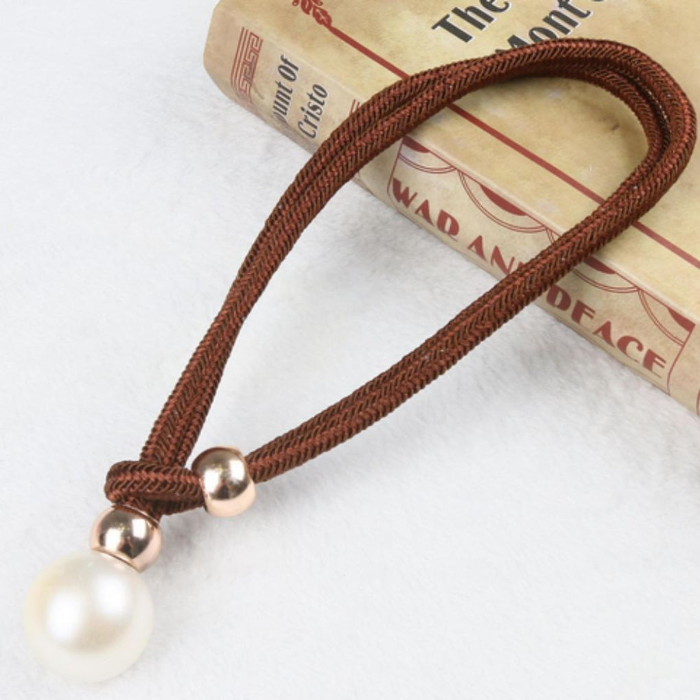 Lustrous Elegant 2-Piece Set Pearl Curtain Tie Back