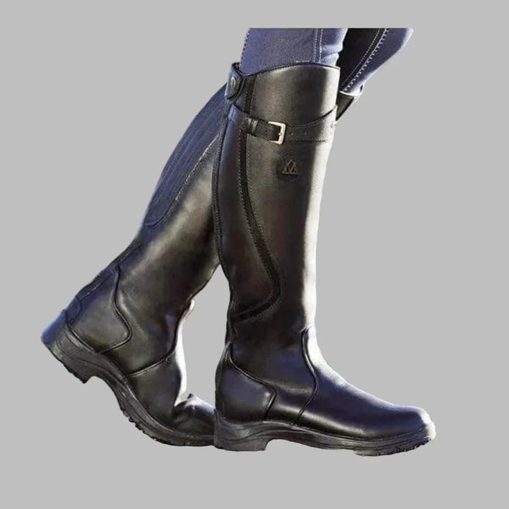 Women's Orthopaedic Leather Boots with Extra Foot Support