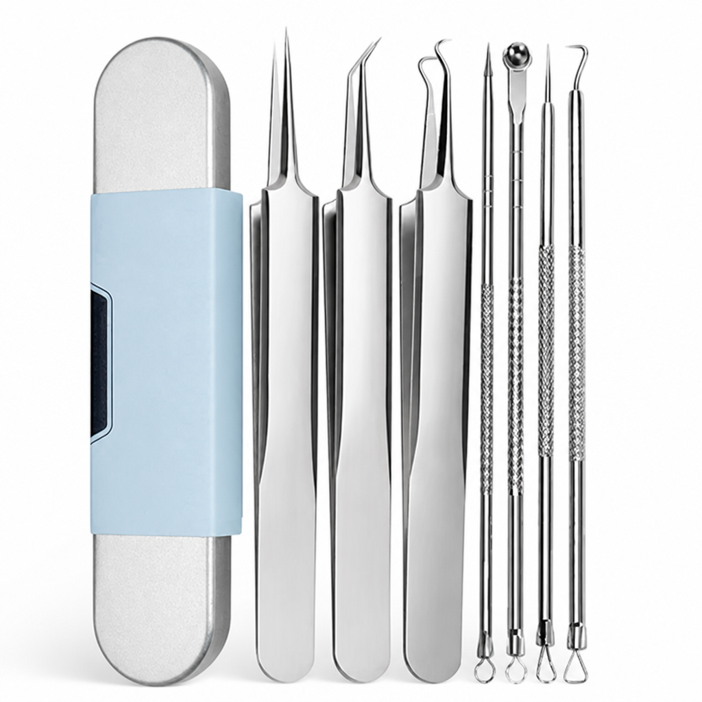 Precision blackhead removal set for soft, clear skin