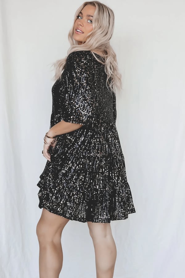 A-line Dress - ShimmerFlow