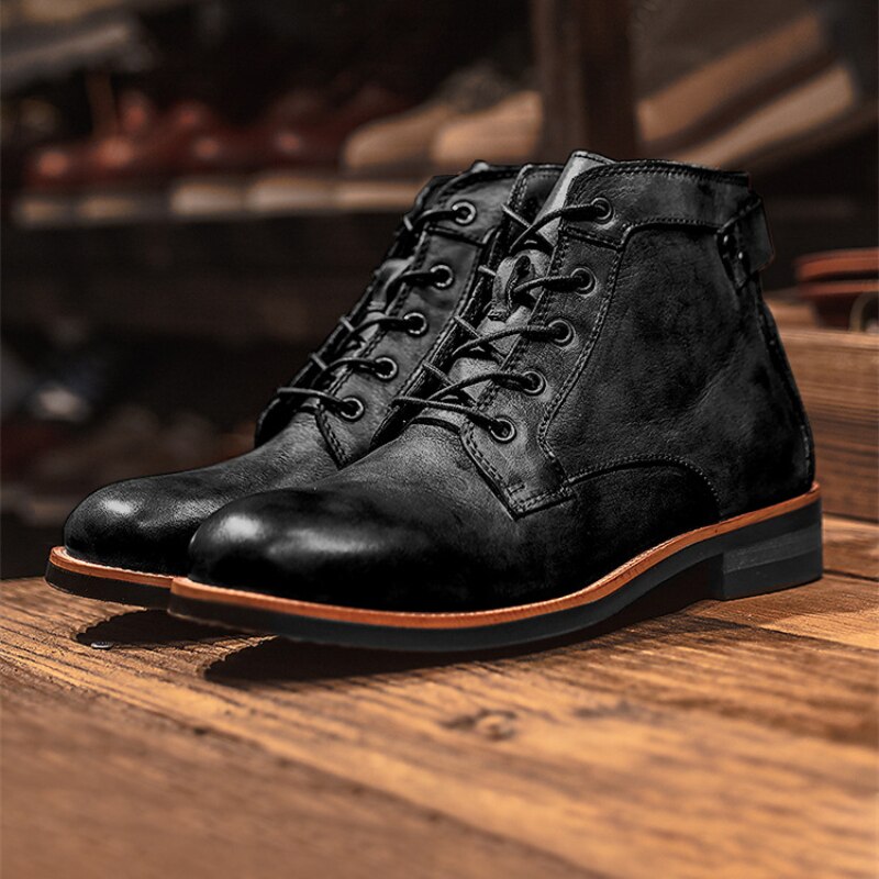 Men's Orthopedic Leather Boots – Atlas