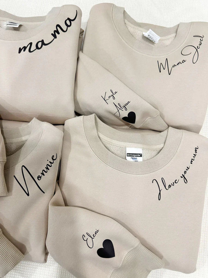 Mother's Day Gift | Embrace Hoodie | Personalizable with Names on the Sleeve