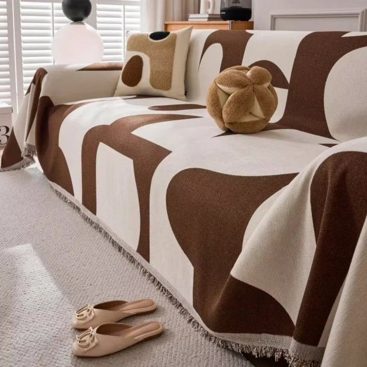 Modern Geometric Sofa Cover