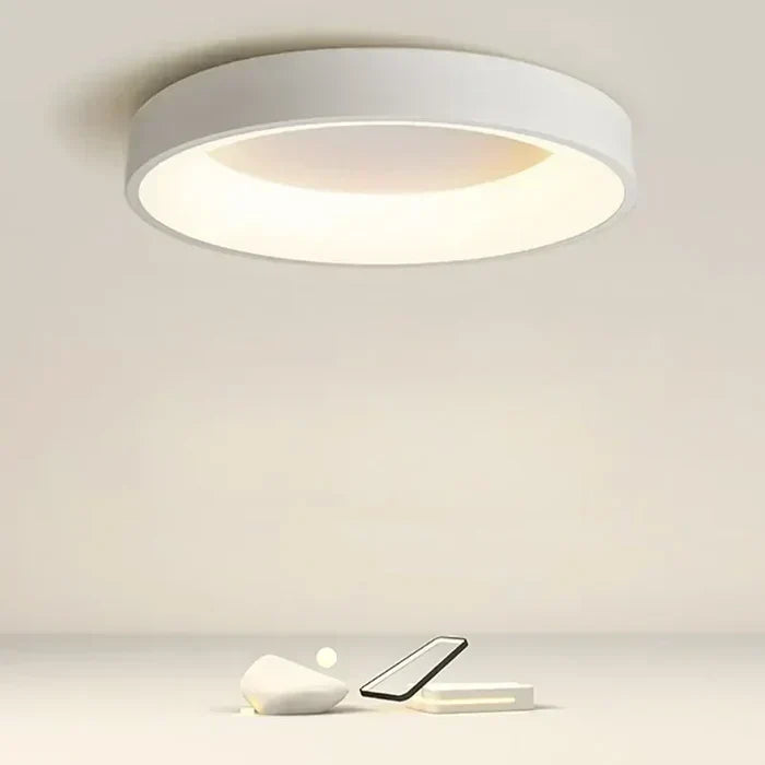 Round LED Ceiling Light – Scandinavian Style, Long-Lasting, Ambient Light for Your Home