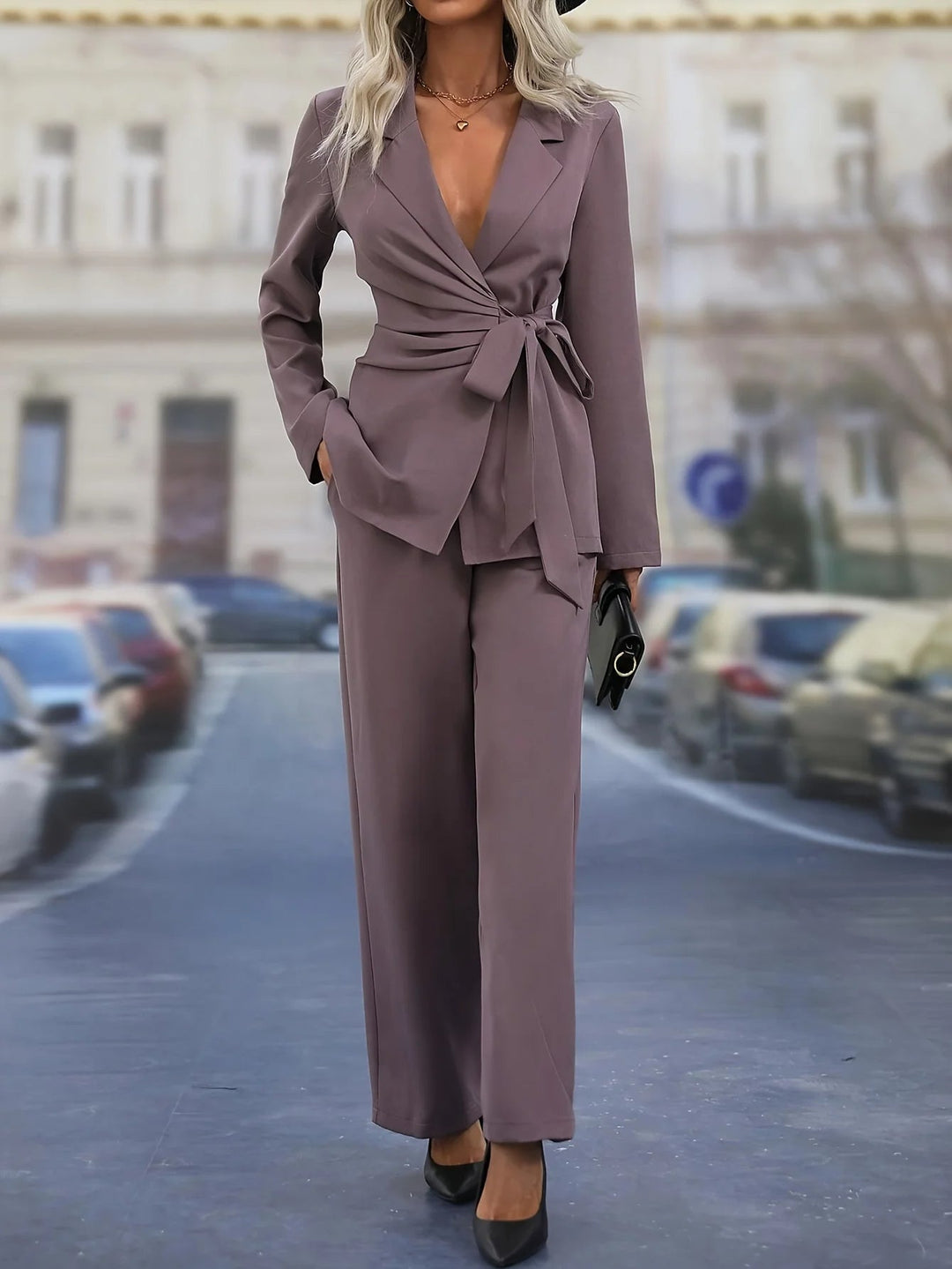 Women's Two-Piece Lounge Set – Effortless Comfort