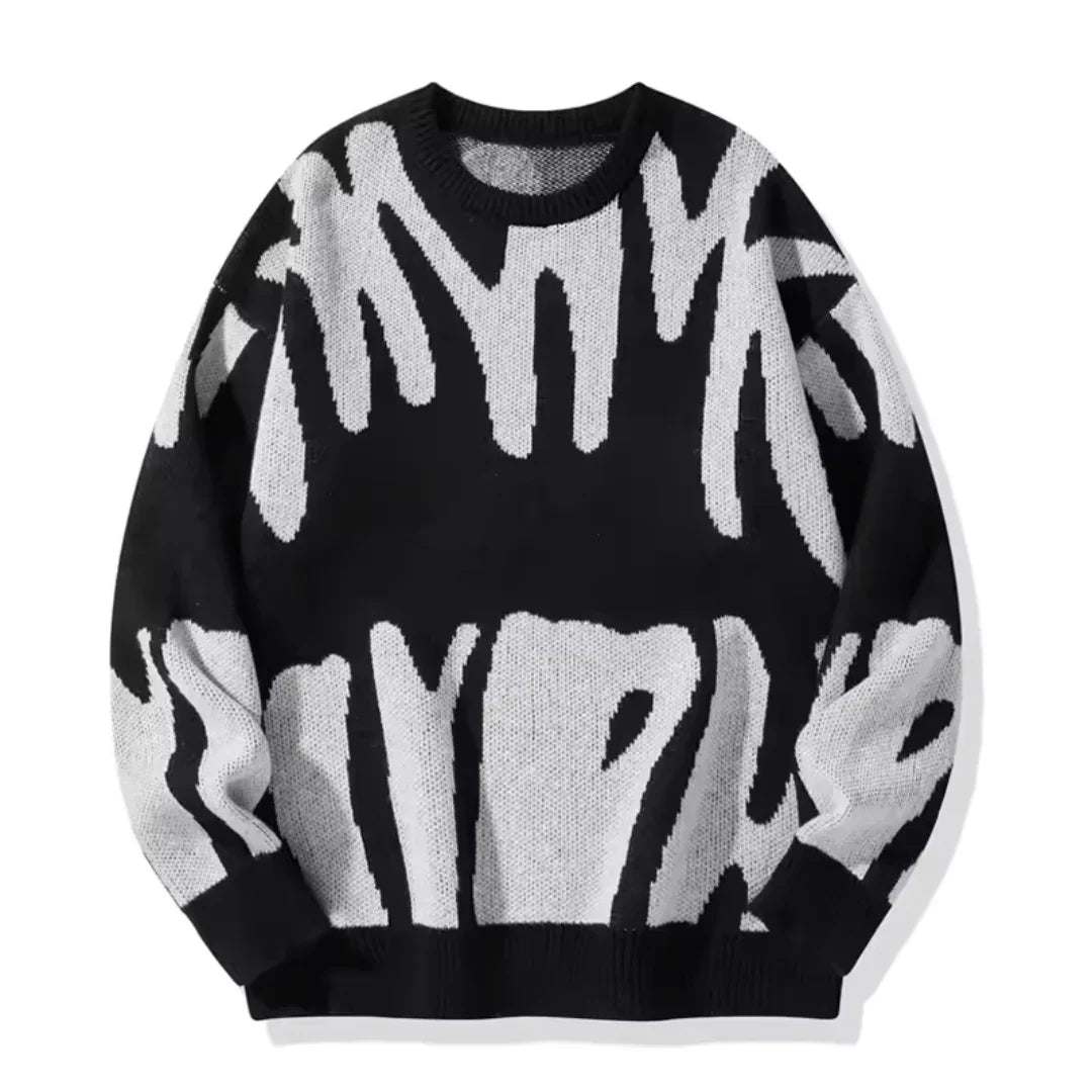 Casual Knit Pullover with Soft Texture and Modern Fit