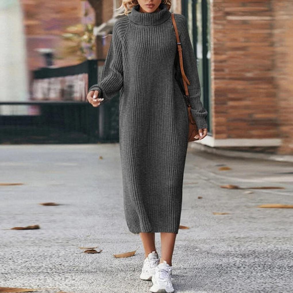 Women’s Knit Dress - Casual Knitwear