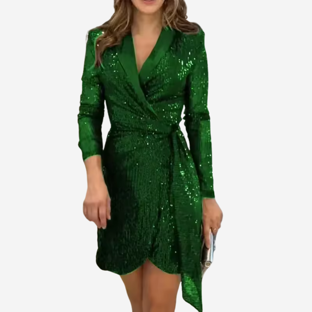 Stylish Blazer Dress for Women - Chic Sophistication with a Glamorous Touch