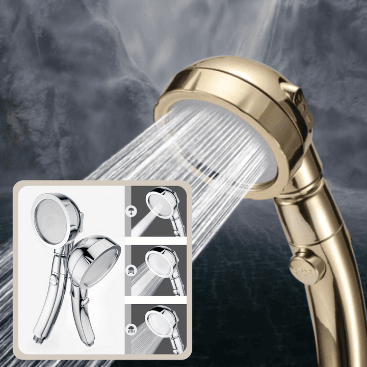 3-in-1 High-Pressure Shower Head