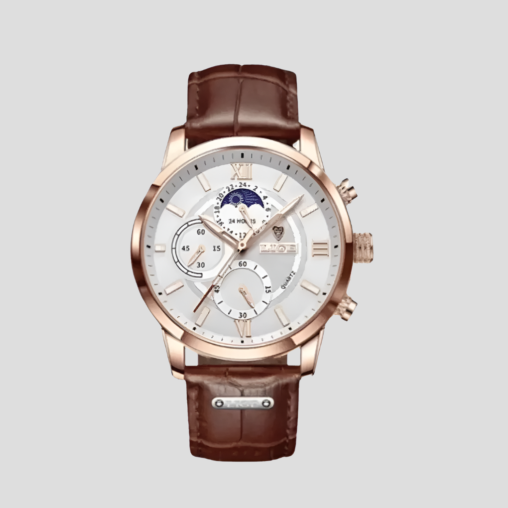 42mm Men's Classic Watch – Elegant and Functional