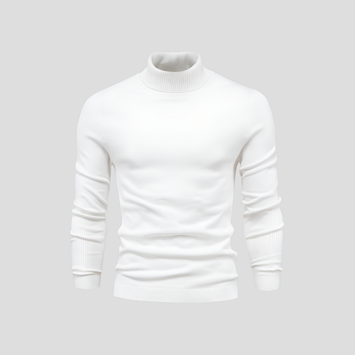 Men’s Casual Turtleneck Sweater – All-Season Wear