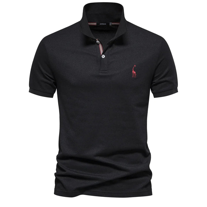 Men's Embroidered Classic Polo – Refined Detailing