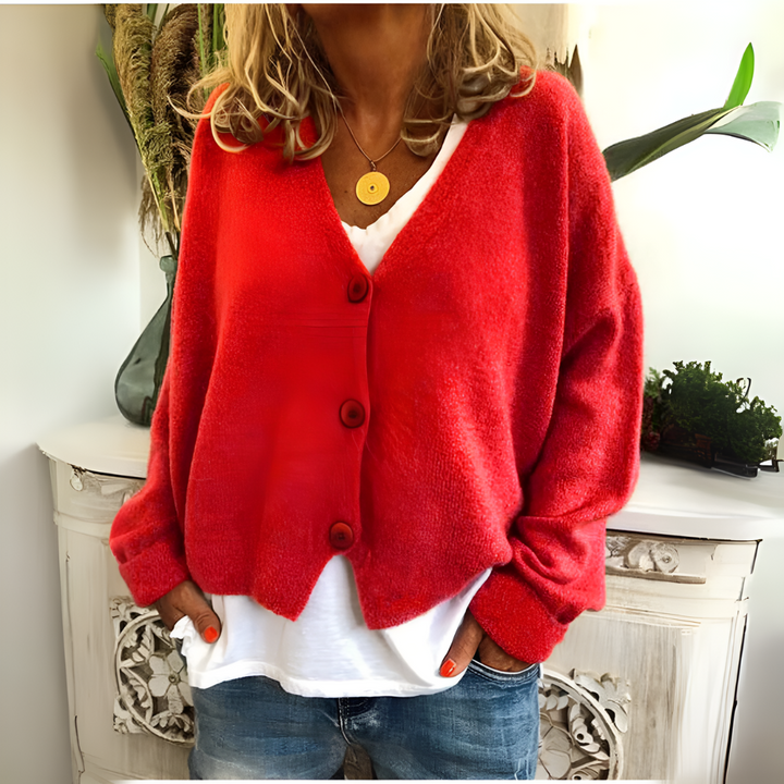 Women’s Soft Knit Relaxed Fit Cardigan