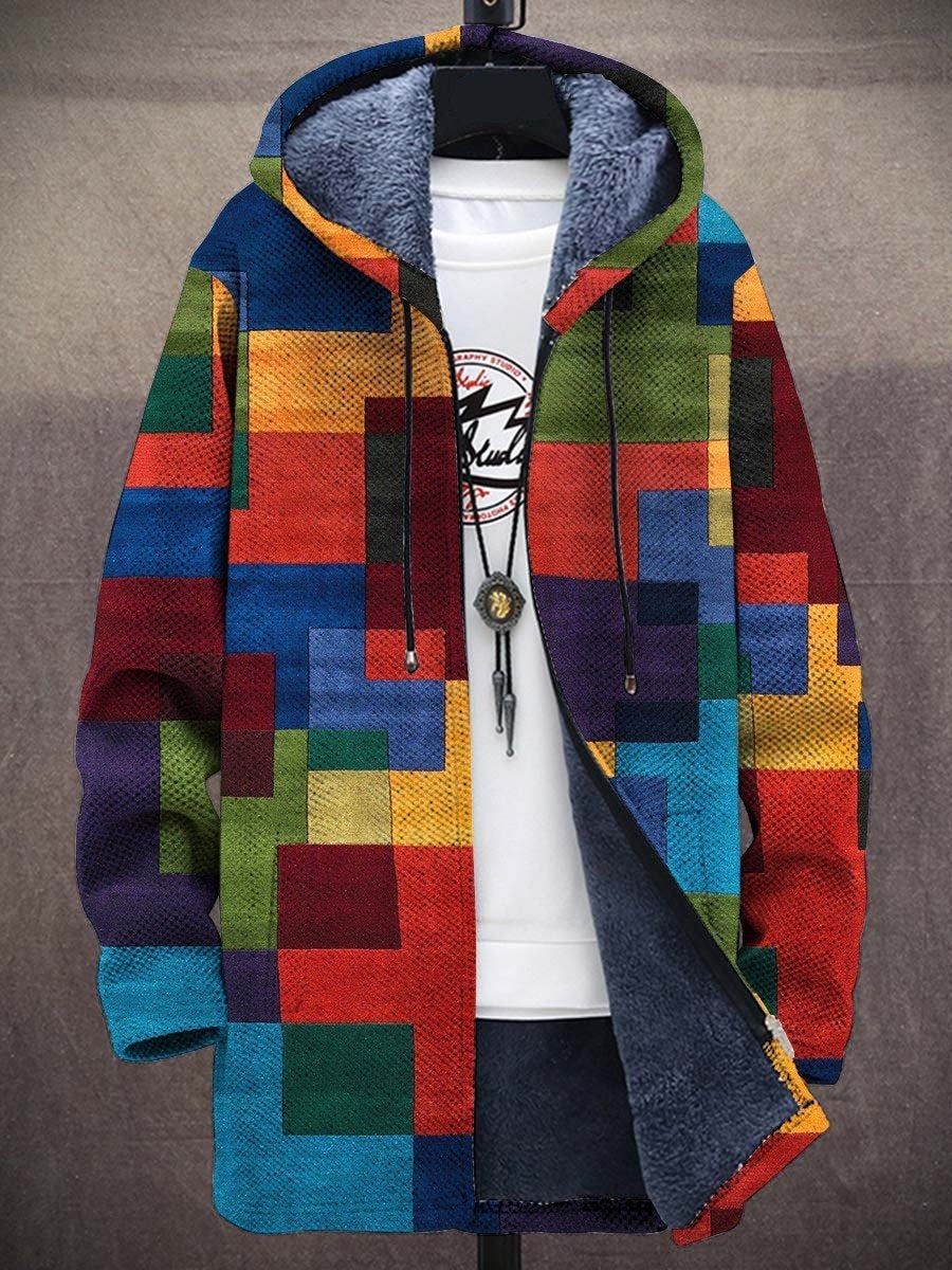 Men's Retro Colorblock Vest