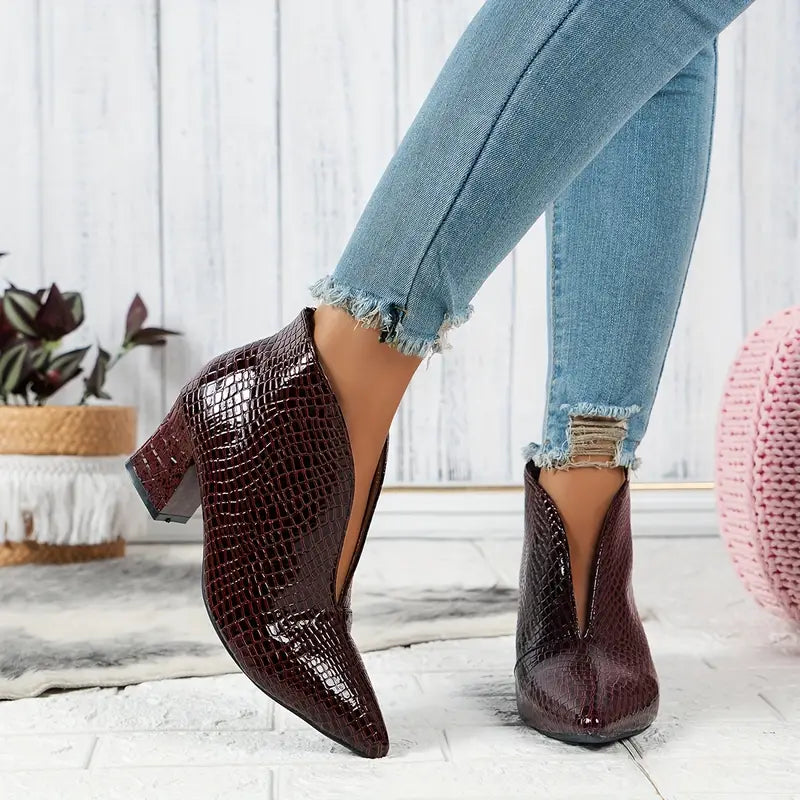 Women's Pointed-Toe Stiletto Ankle Boots