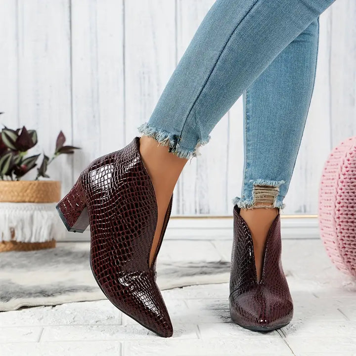 Women's Pointed-Toe Stiletto Ankle Boots