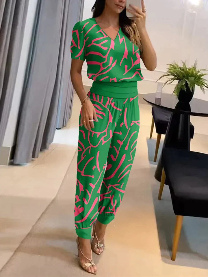 Women's Casual and Elegant Two-Piece Set