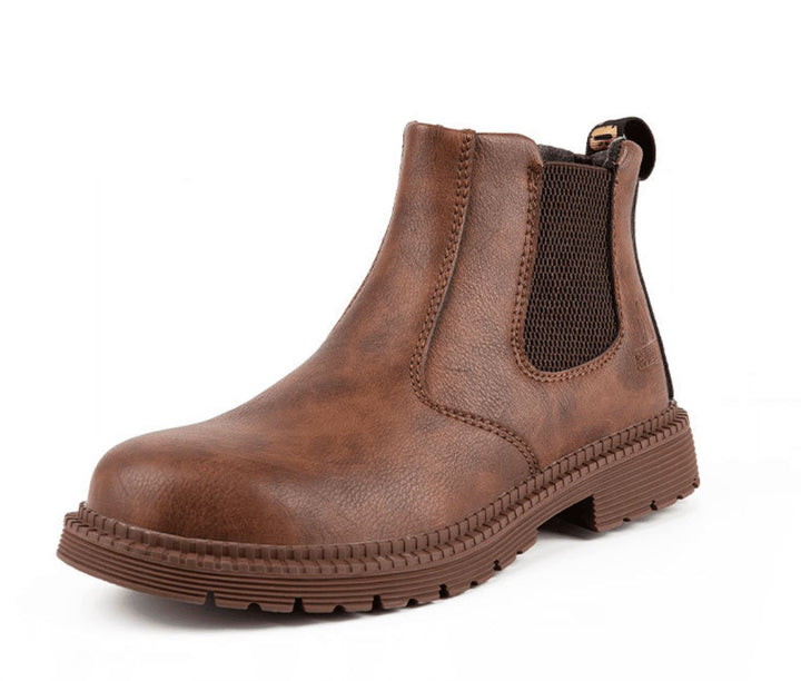 Orthopaedic Leather Safety Boots for Men - Matthias