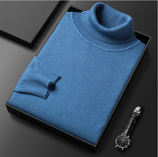 Men’s Classic Turtleneck Sweater – Cozy & Stylish
